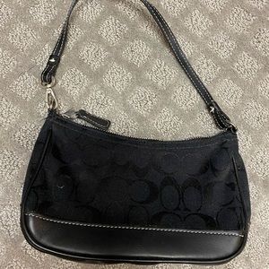 Black coach purse